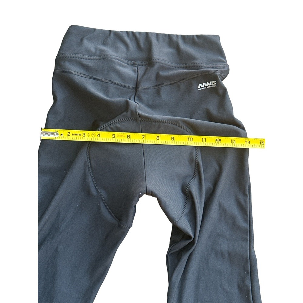 Nishiki Womans Specific Black Capri Padded Cycling Pants 86%Poly/14%SpandSizeMD - Picture 6 of 9